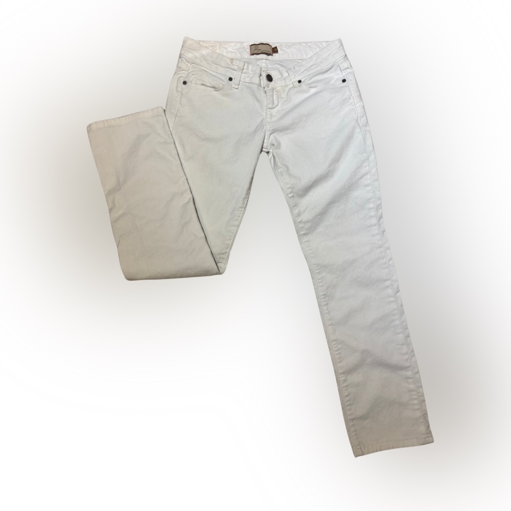 🤍 PAIGE White Skinny Jeans Size 28 – Classic Stretch Denim ✨ - Picture 1 of 1